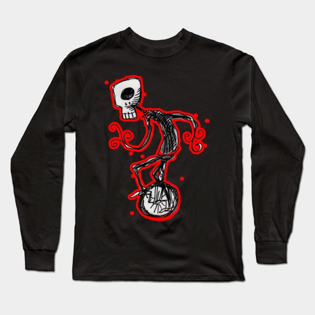 Cyclops on a unicycle Long Sleeve T-Shirt by vectormutt